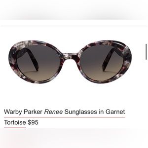 Warby Parker Renee Sunglasses in Garnet Tortoise